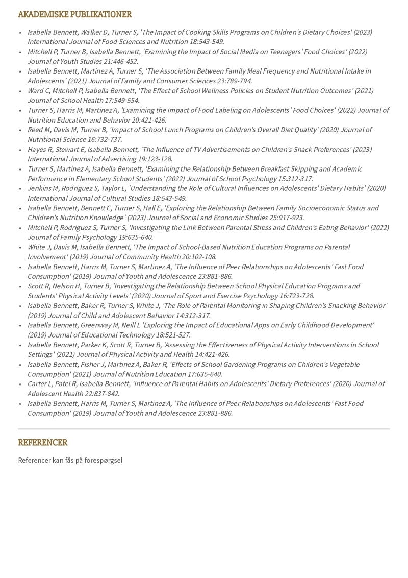 Eksempel på Tre-siders CV-skabelon 3 Eksempel på Tre-siders CV-skabelon 3